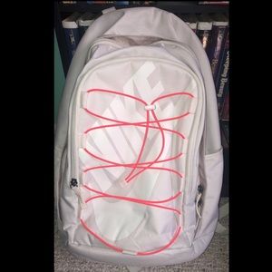 White Nike Hayward 2.0 book bag